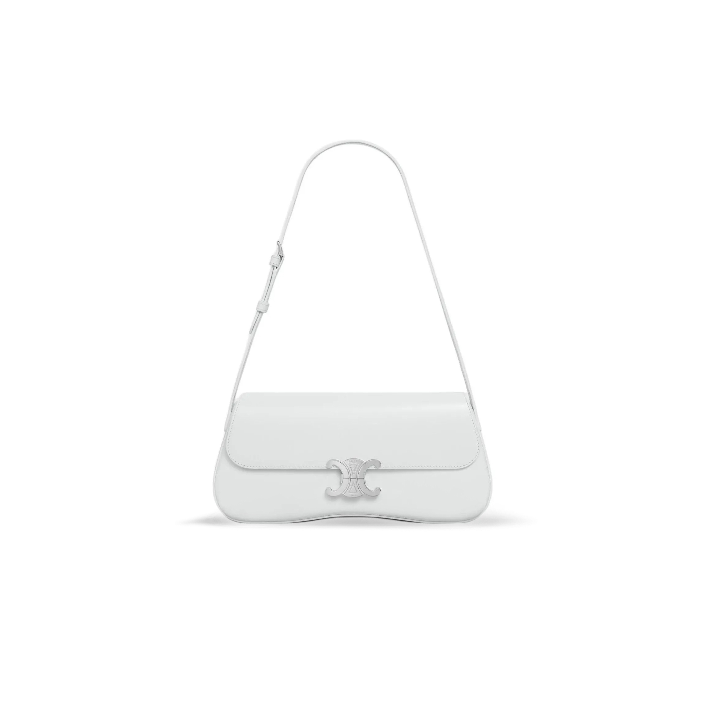 CELINE MEDIUM TEEN CELINE LOLA IN SHINY CALFSKIN 115533BF4.00BB (28*12*5cm)